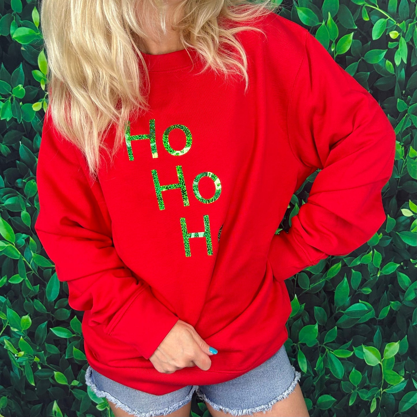 Christmas Jumper Sweatshirt 'Ho Ho Ho'