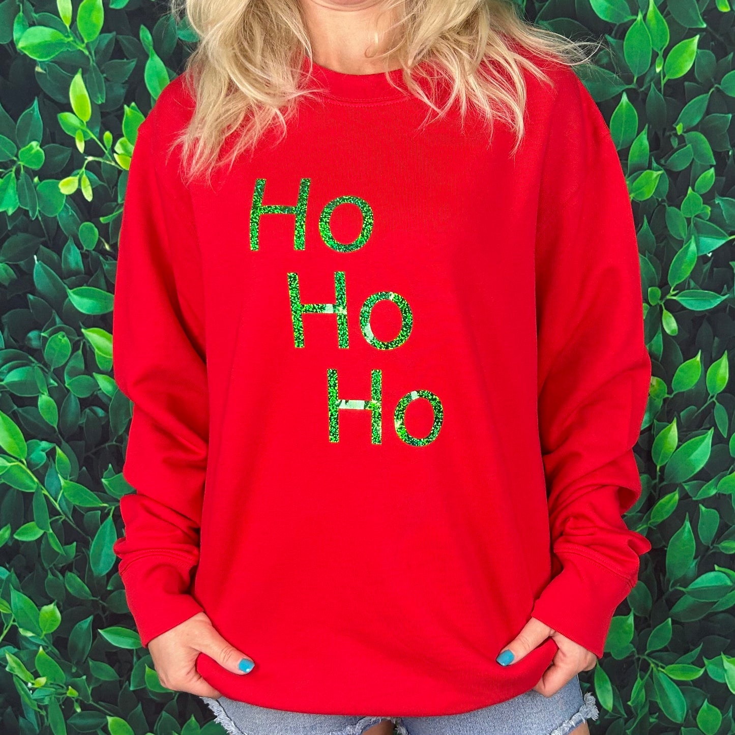 Christmas Jumper Sweatshirt 'Ho Ho Ho'