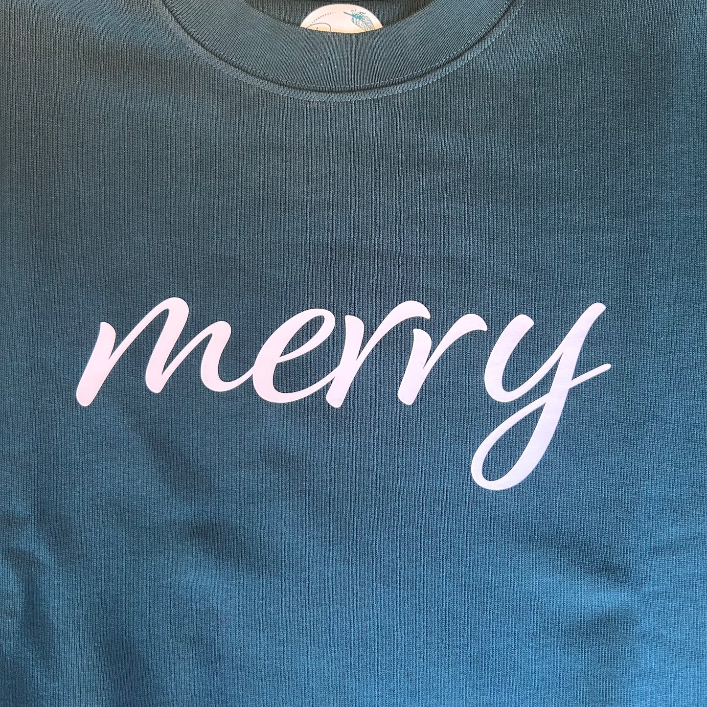 Christmas Jumper Sweatshirt 'Merry'